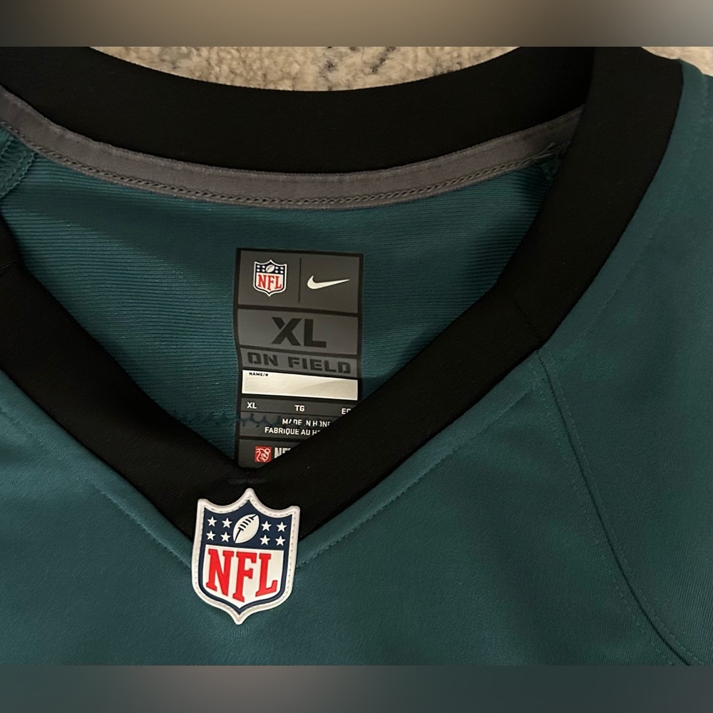 Nike Authentic On Field Philadelphia Eagles AJ Brown Green Jersey Men’s Sz: XL - Picture 5 of 8